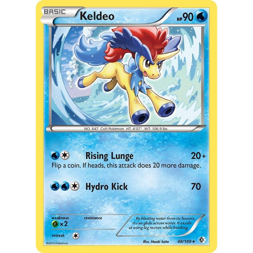 Image for Keldeo (48) (48/149) (BCR) - Pokemon
