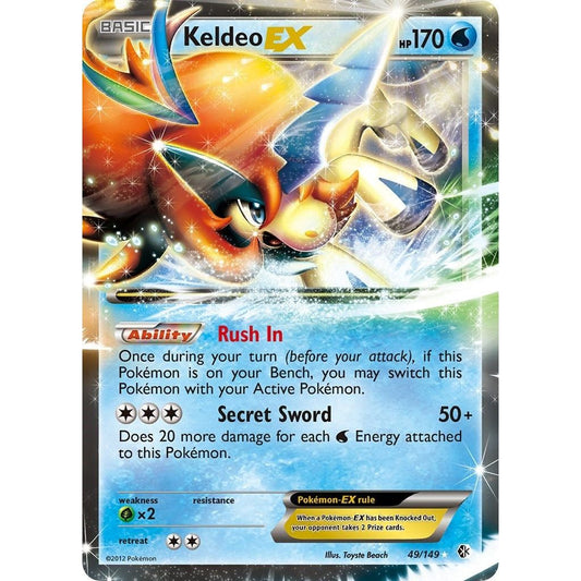 Image for Keldeo EX (49/149) (BCR) - Pokemon