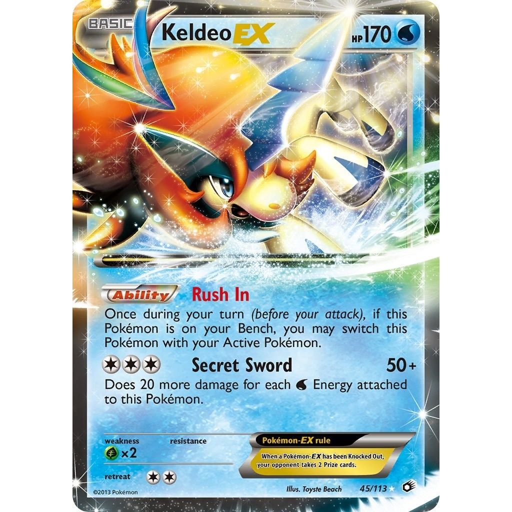 Image for Keldeo EX (45/113) (LTR) - Pokemon