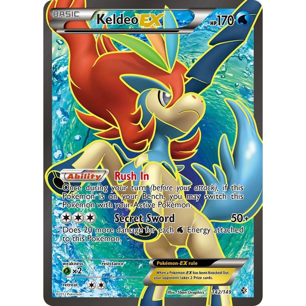 Image for Keldeo EX (142 Full Art) (142/149) (BCR) - Pokemon
