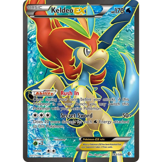 Image for Keldeo EX (142 Full Art) (142/149) (BCR) - Pokemon