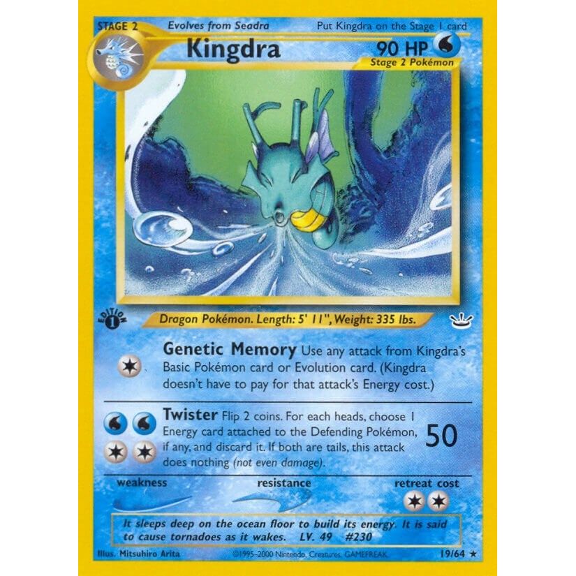 Image for Kingdra (19/64) (N3) - Pokemon