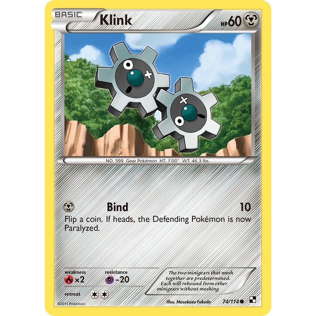 Image for Klink (74/114) (BLW) - Pokemon