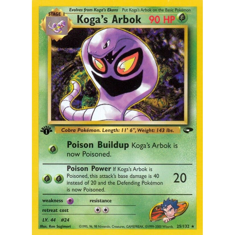 Image for Koga's Arbok (025/132) (G2) - Pokemon