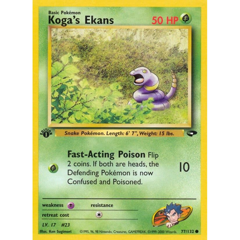 Image for Koga's Ekans (077/132) (G2) - Pokemon