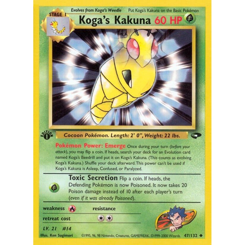 Image for Koga's Kakuna (047/132) (G2) - Pokemon