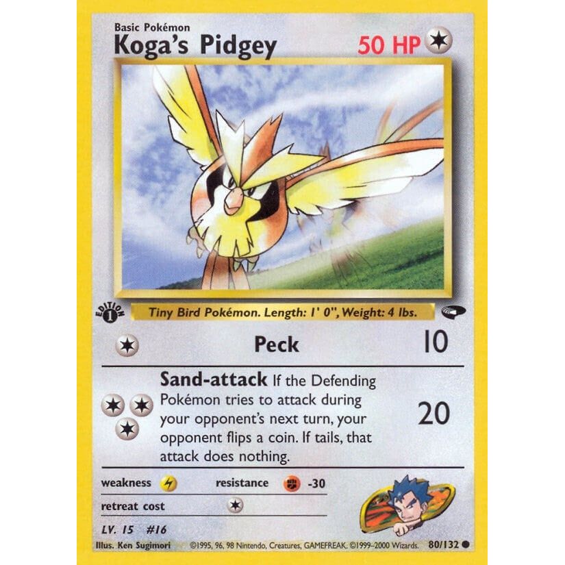 Image for Koga's Pidgey (80) (080/132) (G2) - Pokemon
