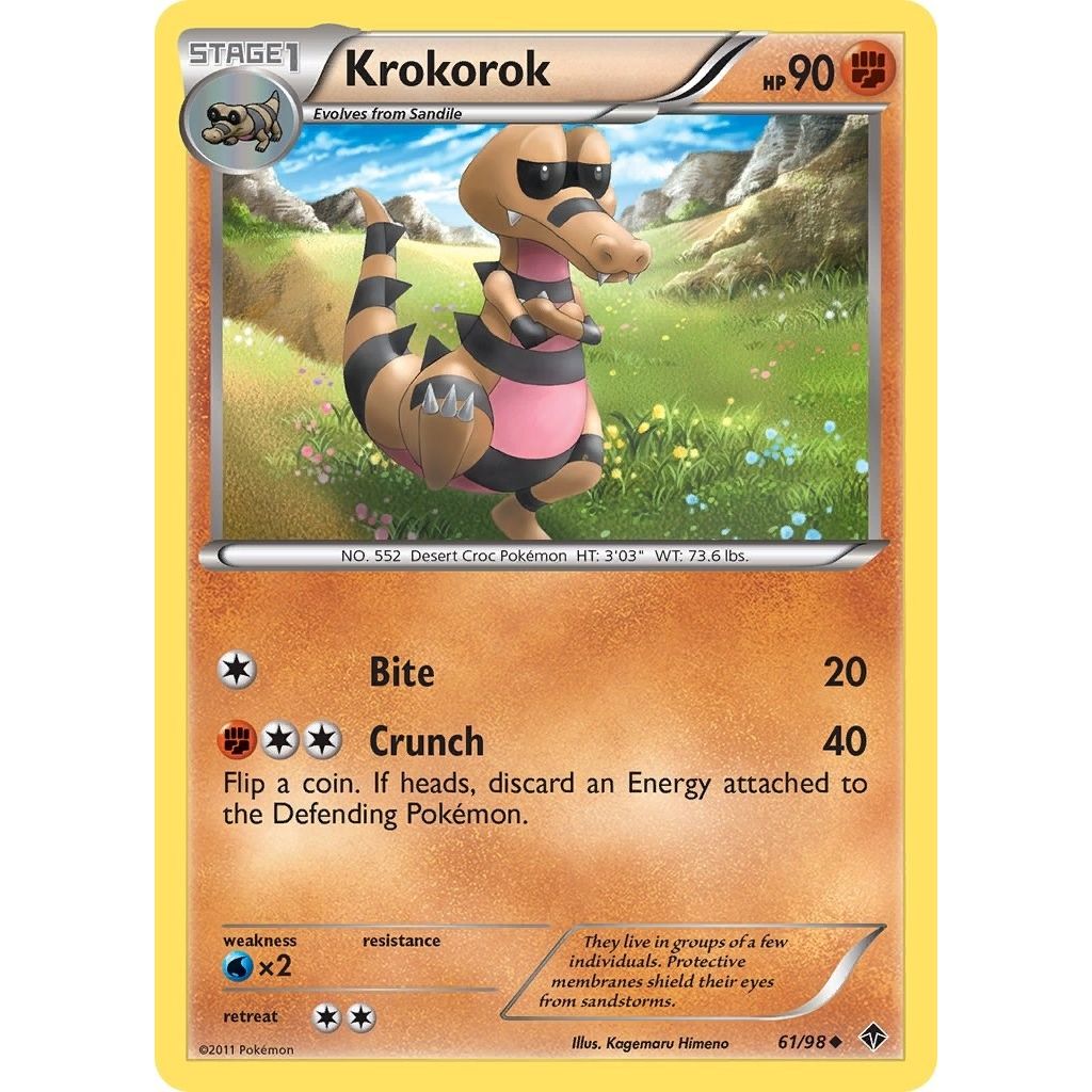 Image for Krokorok (61/98) (EPO) - Pokemon