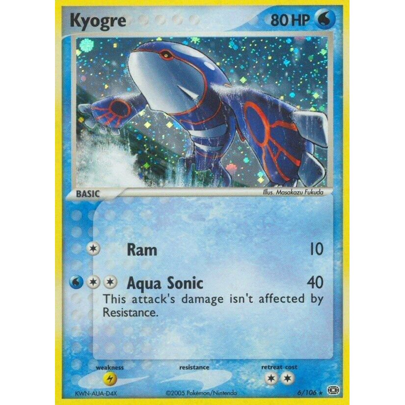 Image for Kyogre (6/106) (EM) - Pokemon