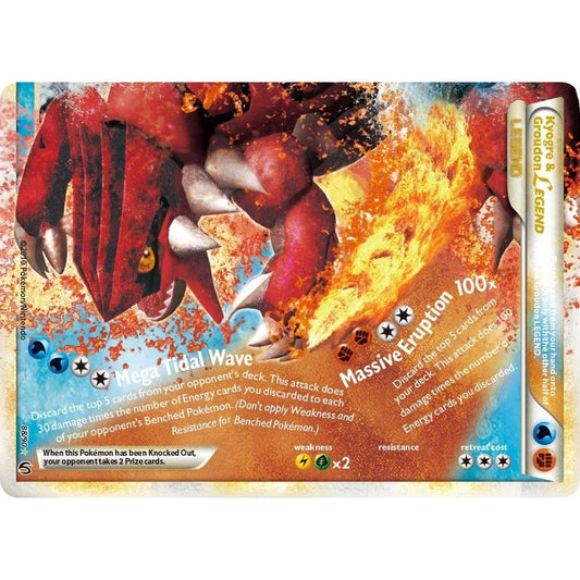 Image for Kyogre & Groudon Legend (Bottom) (88/90) (UD) - Pokemon
