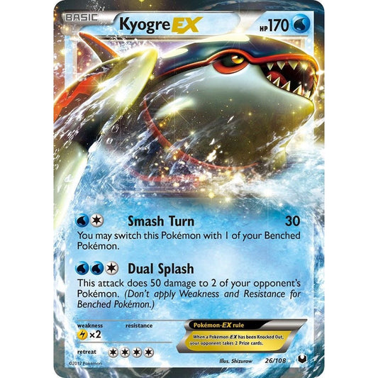 Image for Kyogre EX (26/108) (DEX) - Pokemon