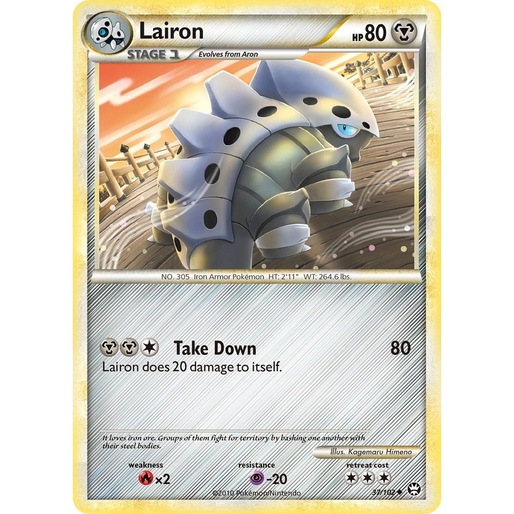 Image for Lairon (37/102) (TM) - Pokemon