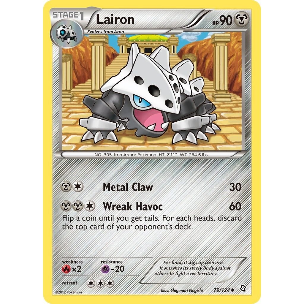 Image for Lairon (79/124) (DRX) - Pokemon