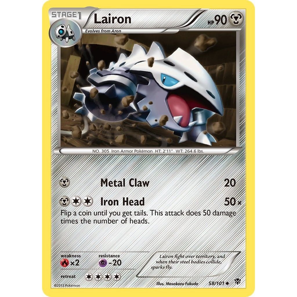 Image for Lairon (58/101) (PLB) - Pokemon