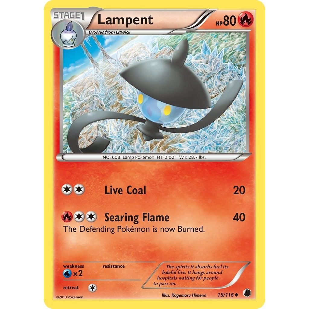 Image for Lampent (15/116) (PLF) - Pokemon