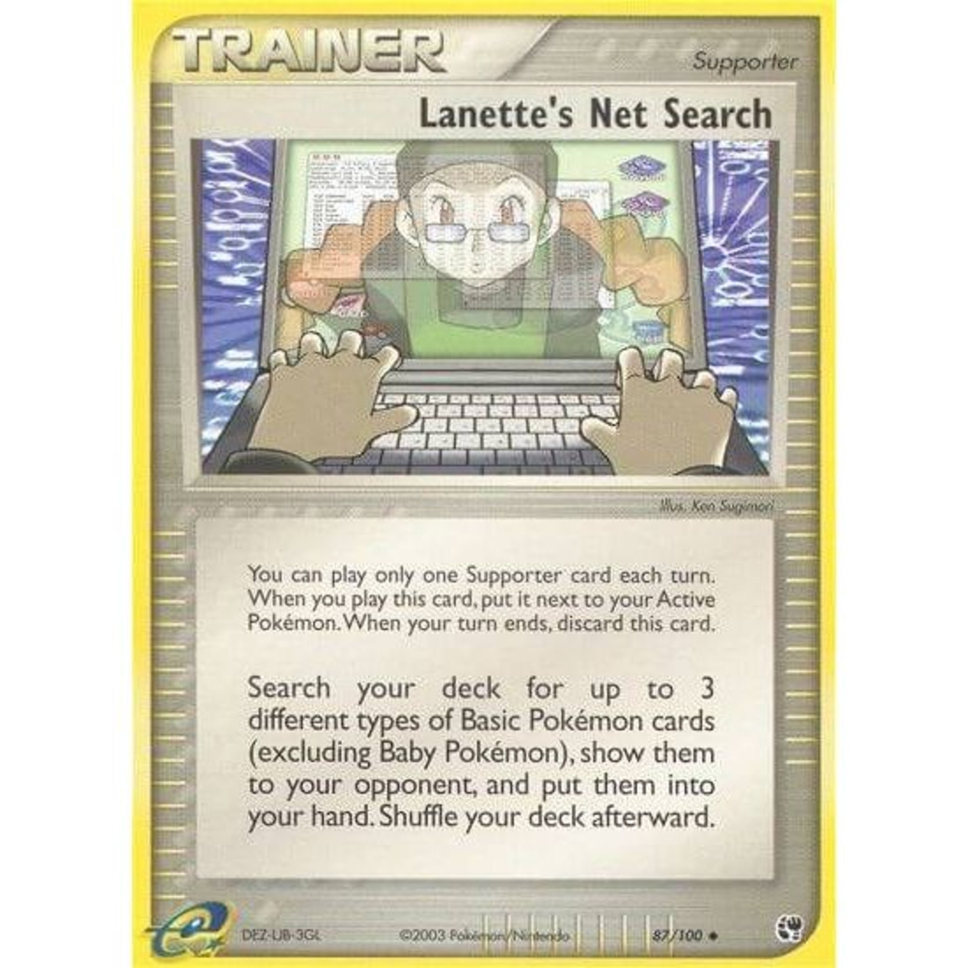 Image for Lanette's Net Search (87/100) (SS) - Pokemon
