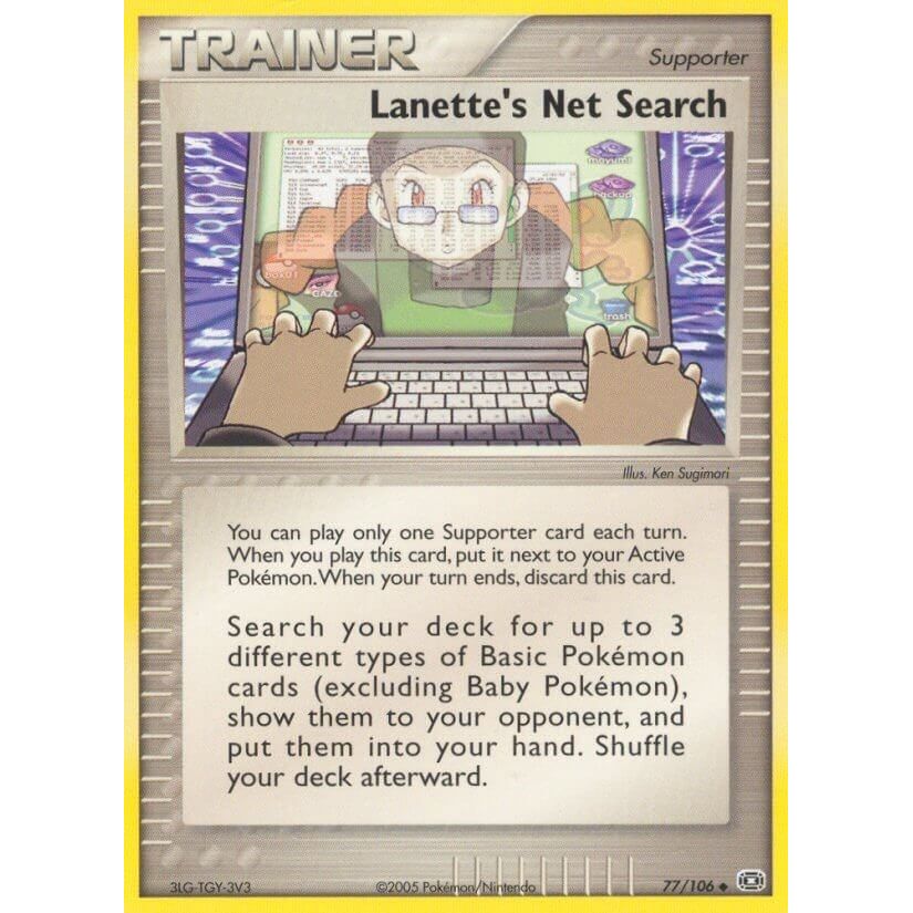 Image for Lanette's Net Search (77/106) (EM) - Pokemon