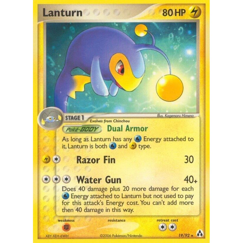 Image for Lanturn (19/92) (LM) - Pokemon