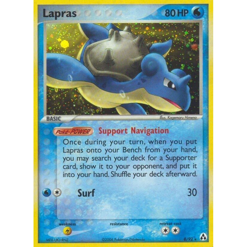 Image for Lapras (8/92) (LM) - Pokemon