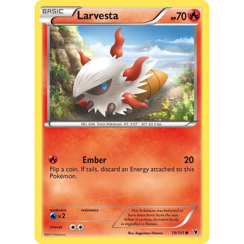 Image for Larvesta (19) (19/101) (NVI) - Pokemon