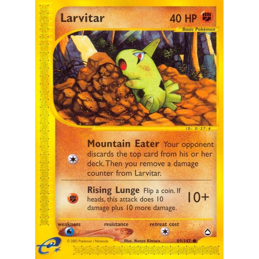 Image for Larvitar (089/147) (AQ) - Pokemon