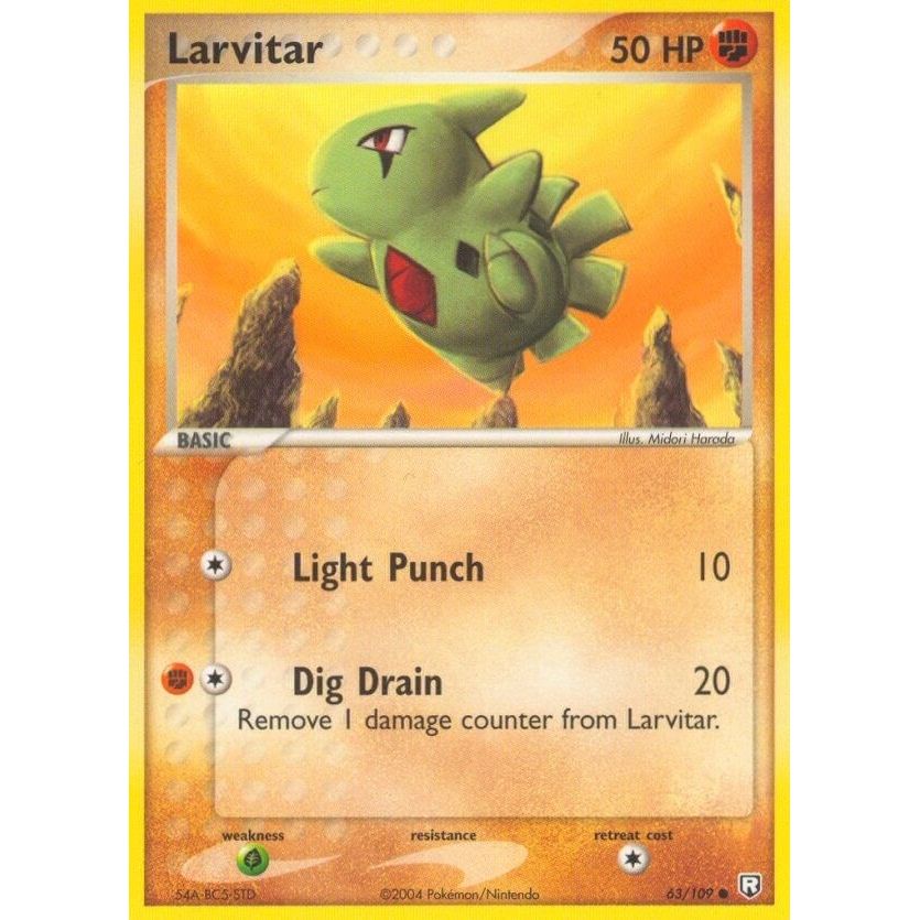 Image for Larvitar (63/109) (RR) - Pokemon