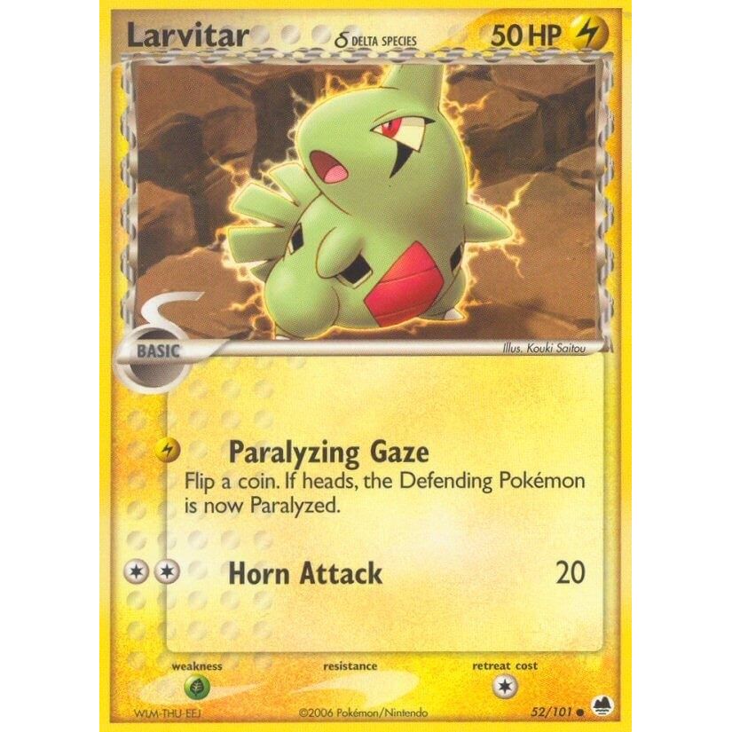 Image for Larvitar (Delta Species) (52/101) (DF) - Pokemon