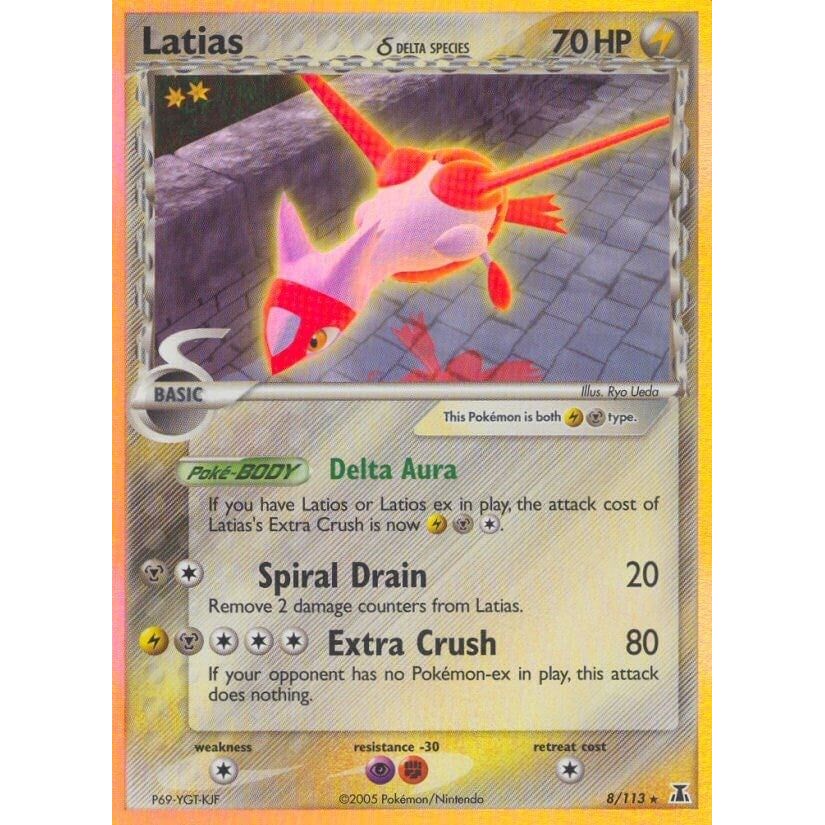 Image for Latias (Delta Species) (8/113) (DS) - Pokemon
