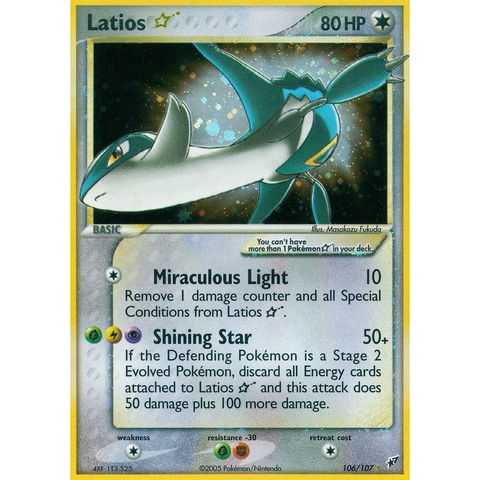 Image for Latios Star (106/107) (DX) - Pokemon