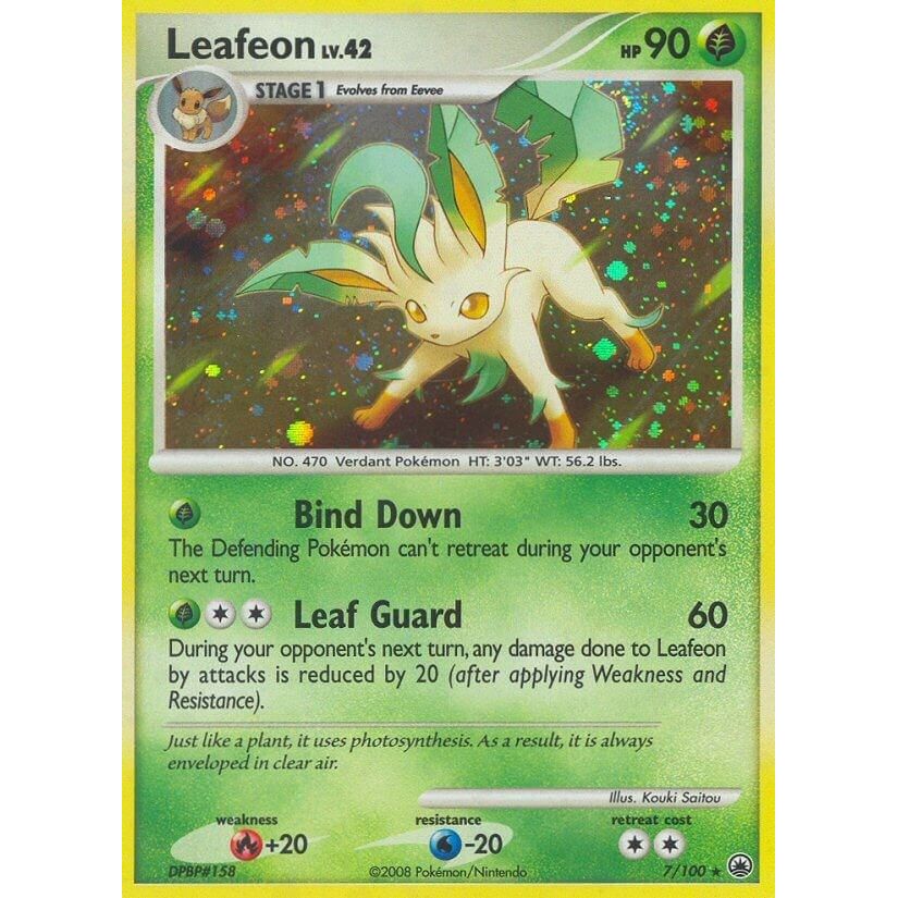 Image for Leafeon (7) (7/100) (MD) - Pokemon