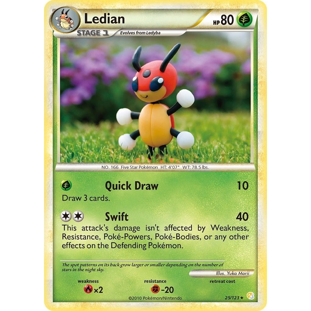 Image for Ledian (25/123) (HS) - Pokemon