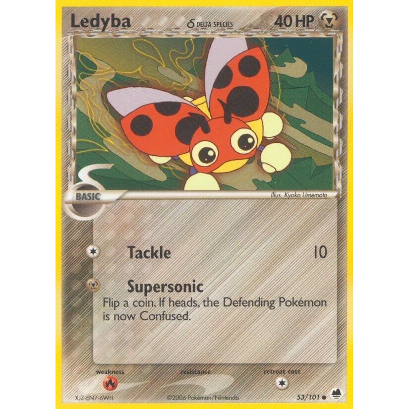 Image for Ledyba (Delta Species) (53/101) (DF) - Pokemon