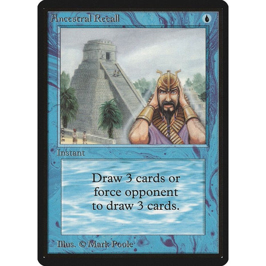 Image for Ancestral Recall (LEB) - Magic: The Gathering
