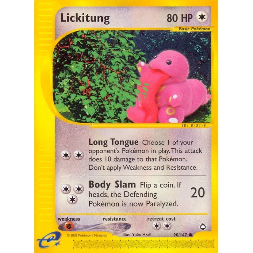 Image for Lickitung (090/147) (AQ) - Pokemon
