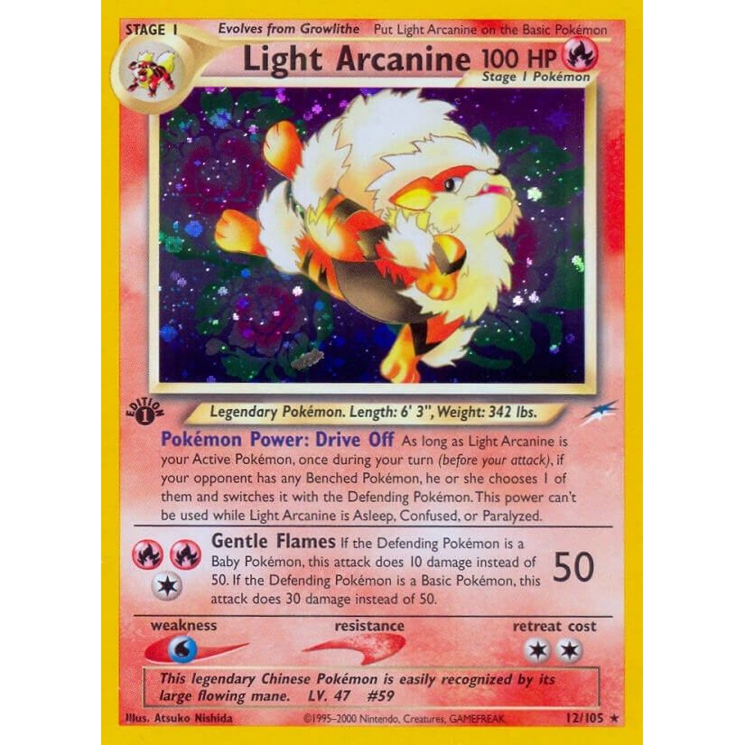 Image for Light Arcanine (012/105) (N4) - Pokemon