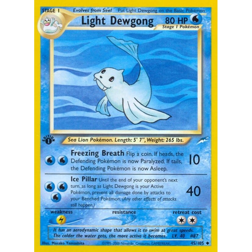 Image for Light Dewgong (045/105) (N4) - Pokemon