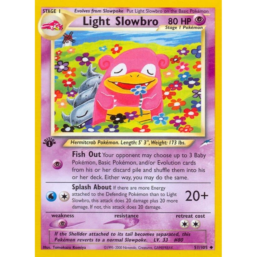 Image for Light Slowbro (051/105) (N4) - Pokemon