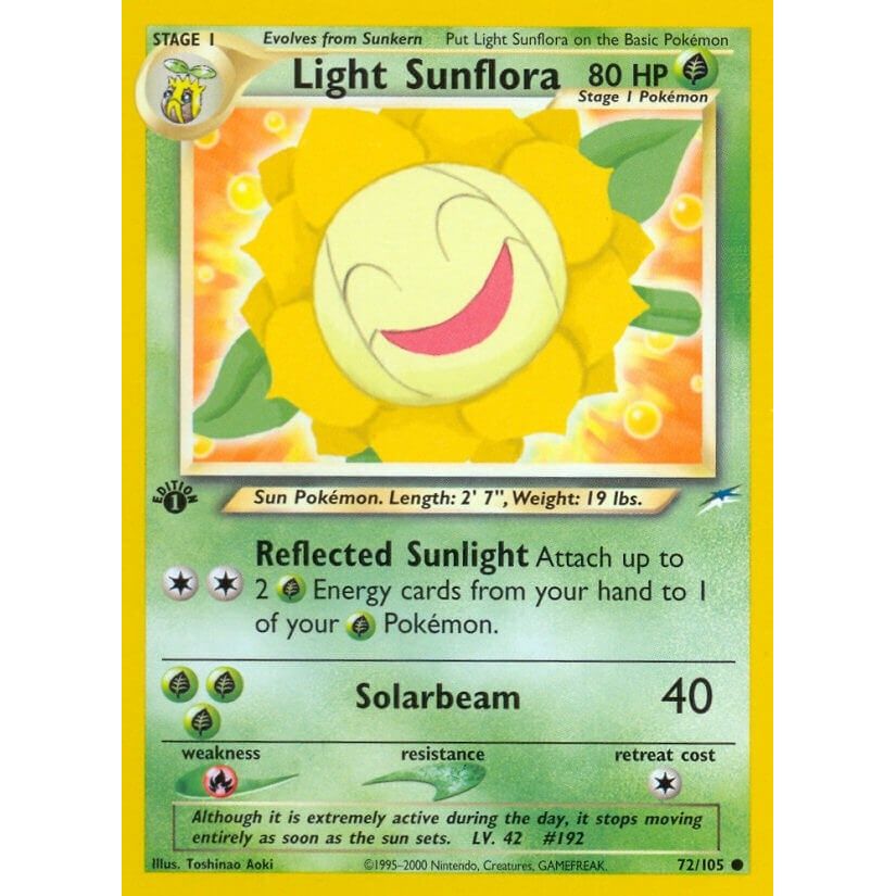 Image for Light Sunflora (072/105) (N4) - Pokemon