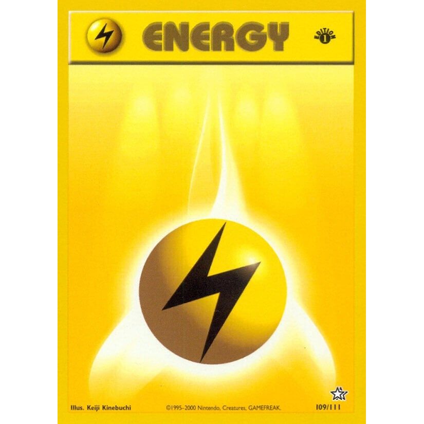 Image for Lightning Energy (109/111) (N1) - Pokemon