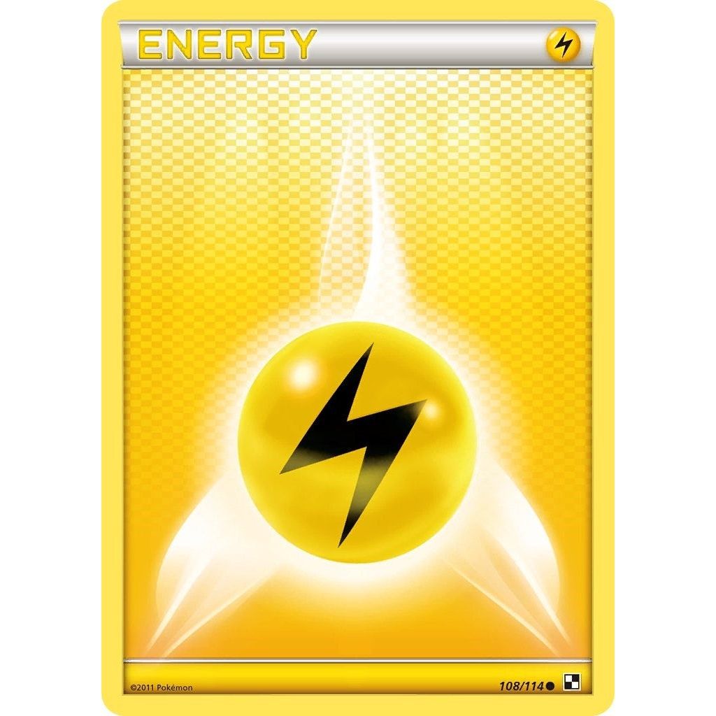 Image for Lightning Energy (108/114) (BLW) - Pokemon
