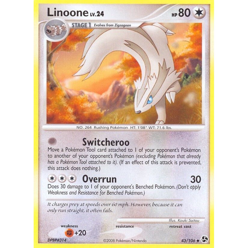 Image for Linoone (43/106) (GE) - Pokemon