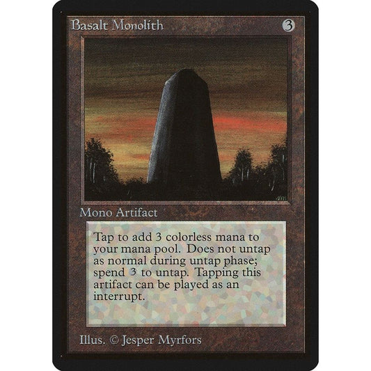 Image for Basalt Monolith (LEB) - Magic: The Gathering