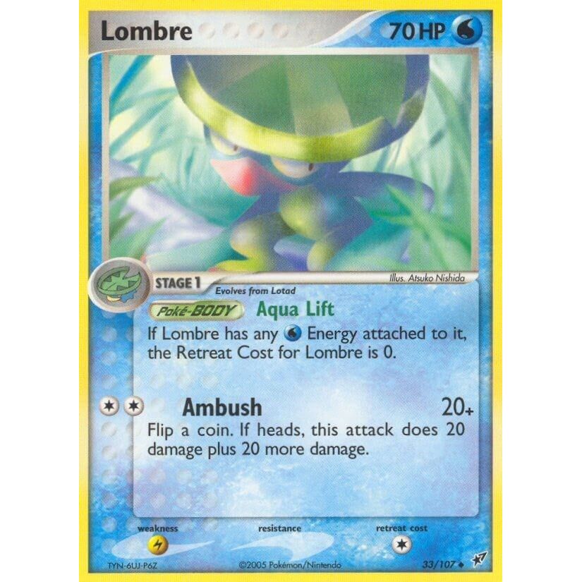 Image for Lombre (33/107) (DX) - Pokemon