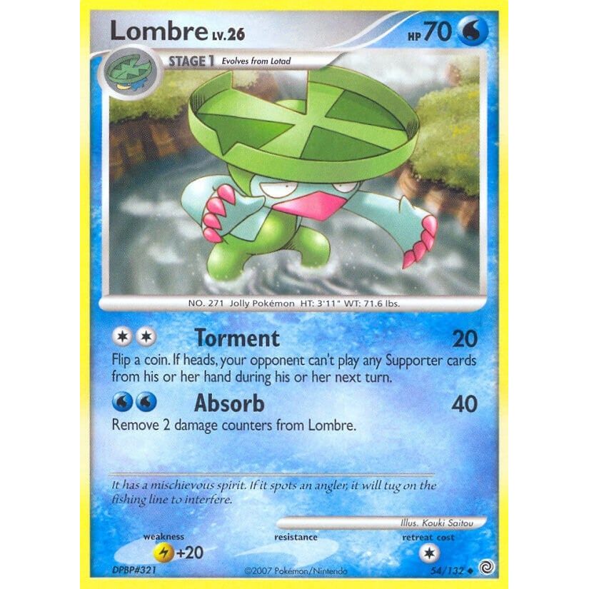 Image for Lombre (54/132) (SW) - Pokemon