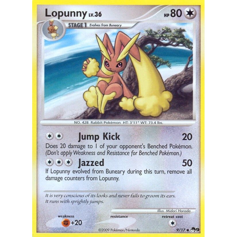 Image for Lopunny (009/017) (POP) - Pokemon