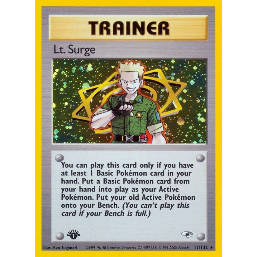Image for Lt. Surge (17) (017/132) (G1) - Pokemon
