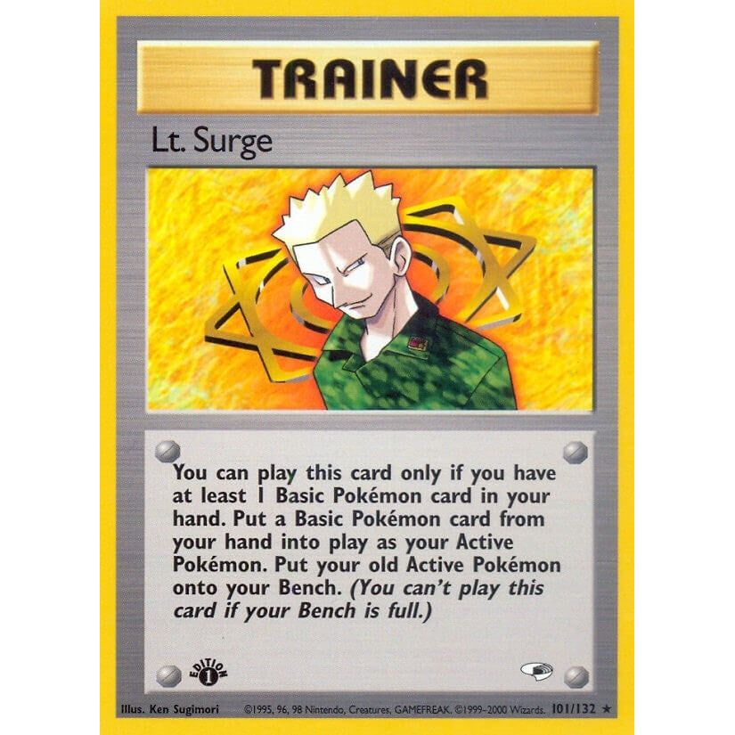Image for Lt. Surge (101) (101/132) (G1) - Pokemon
