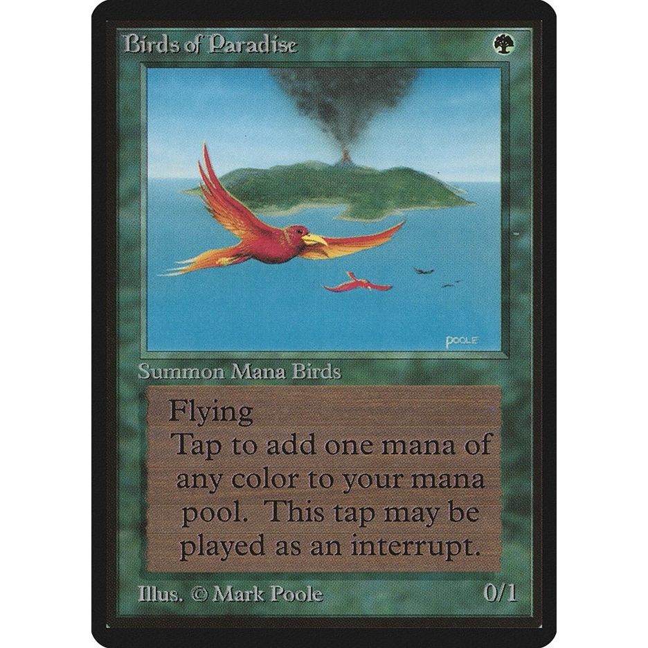 Image for Birds of Paradise (LEB) - Magic: The Gathering