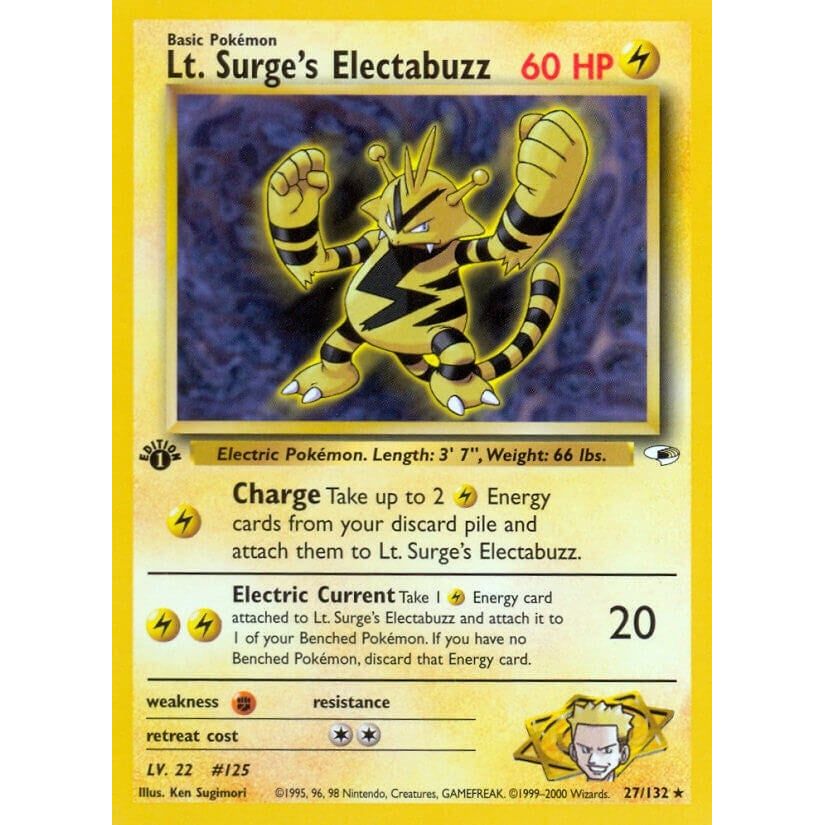 Image for Lt. Surge's Electabuzz (27) (027/132) (G1) - Pokemon