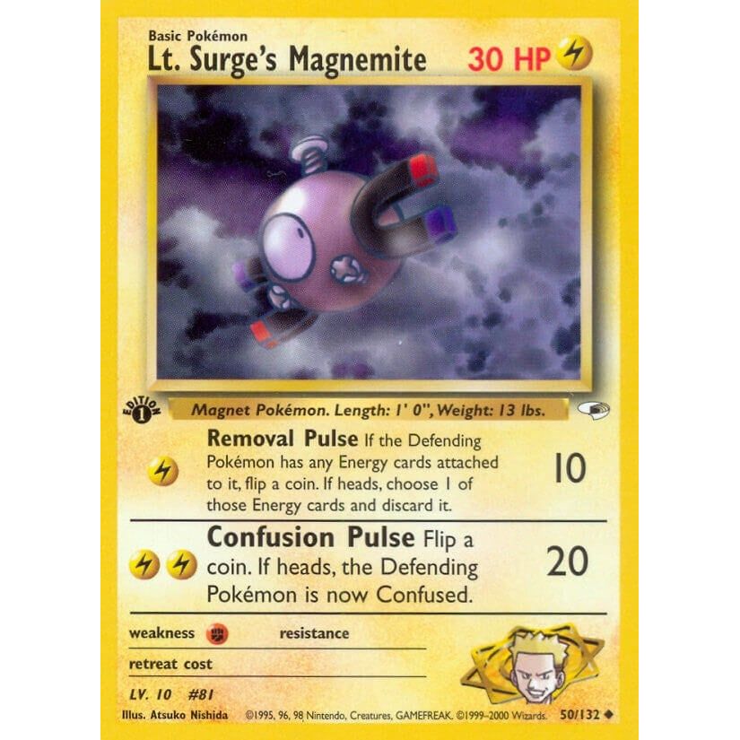 Image for Lt. Surge's Magnemite (50) (050/132) (G1) - Pokemon